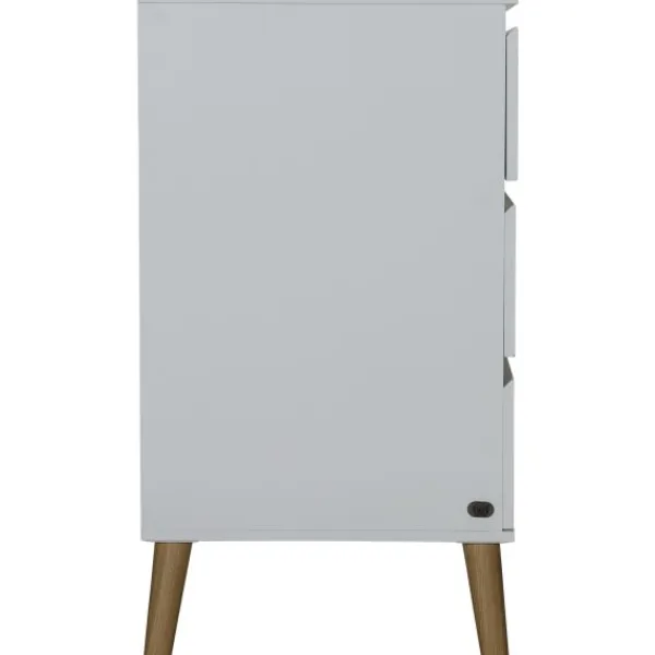 TWF Ledikant 60 x 120 - Commode - Hanglegkast Beach Island White> Complete Babykamers|Ladekasten