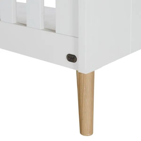 TWF Ledikant 60 x 120 - Commode - Hanglegkast Beach Island White> Complete Babykamers|Ladekasten