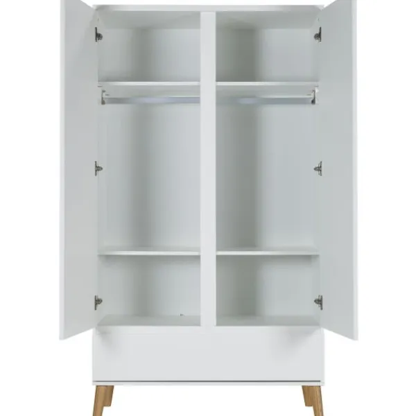 TWF Ledikant 60 x 120 - Commode - Hanglegkast Beach Island White> Complete Babykamers|Ladekasten