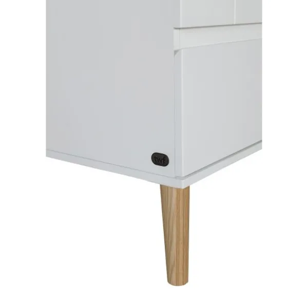 TWF Ledikant 60 x 120 - Commode - Hanglegkast Beach Island White> Complete Babykamers|Ladekasten