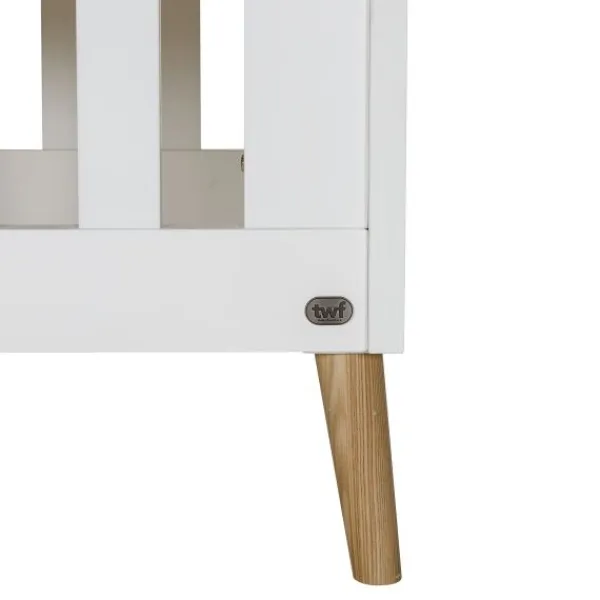 TWF Ledikant 60 x 120 - Commode - Hanglegkast Beach Island White> Complete Babykamers|Ladekasten