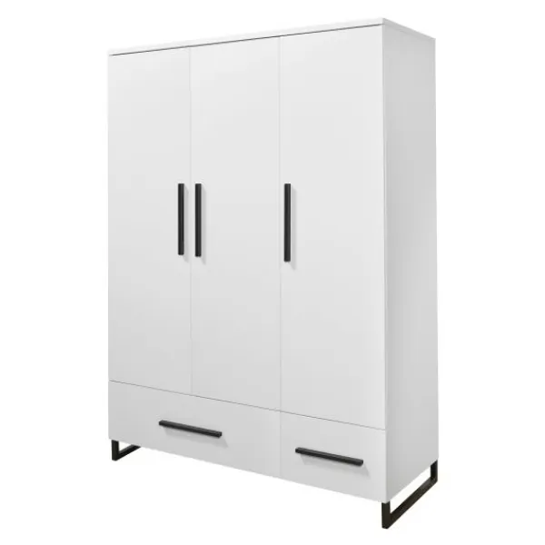 TWF Ledikant 60 x 120 - Commode 3 Laden - Hanglegkast 2 Deuren/1 Lade Torino> Complete Babykamers|Ladekasten