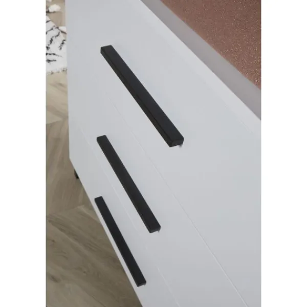 TWF Ledikant 60 x 120 - Commode 3 Laden - Hanglegkast 2 Deuren/1 Lade Torino> Complete Babykamers|Ladekasten