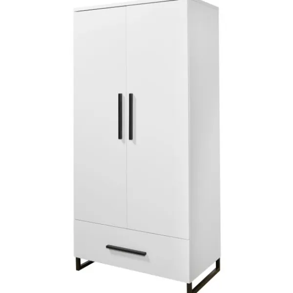 TWF Ledikant 60 x 120 - Commode 3 Laden - Hanglegkast 2 Deuren/1 Lade Torino> Complete Babykamers|Ladekasten