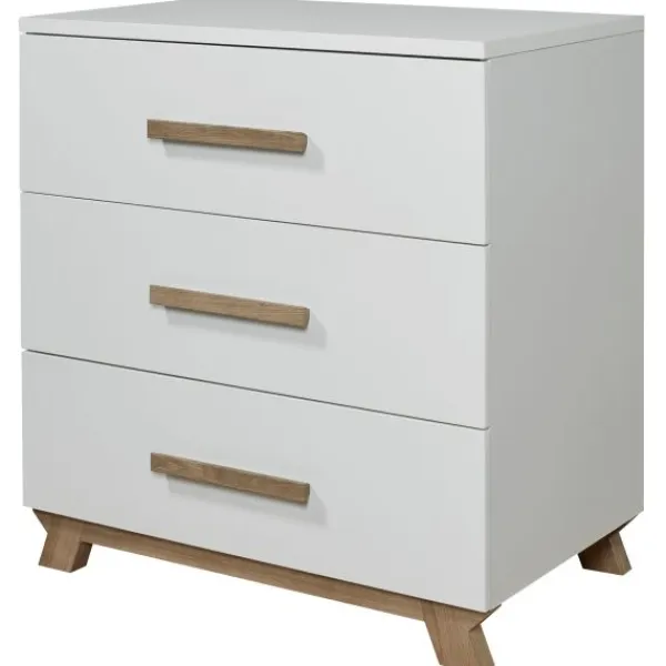 TWF Ledikant 60 x 120 - Commode 3 Laden - Hanglegkast 2 Deuren/1 Lade Torino> Complete Babykamers|Ladekasten
