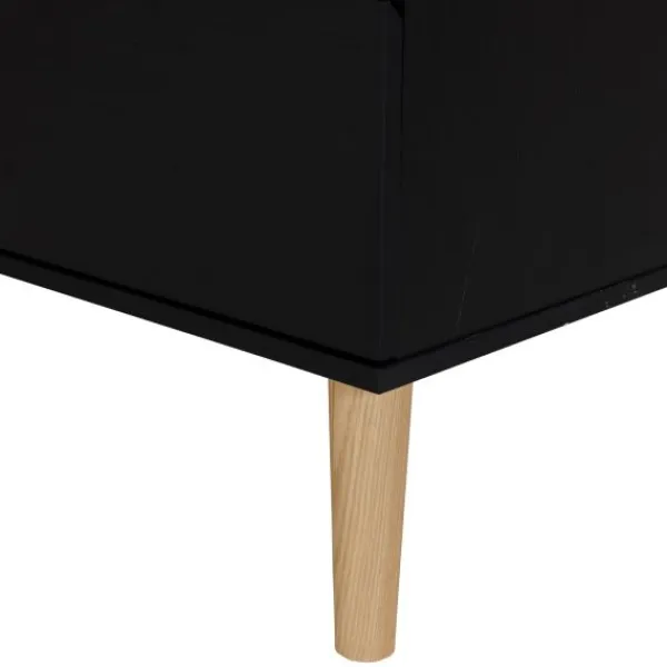 TWF Ledikant 60 x 120 - Commode Beach Island Black> Complete Babykamers|Ladekasten