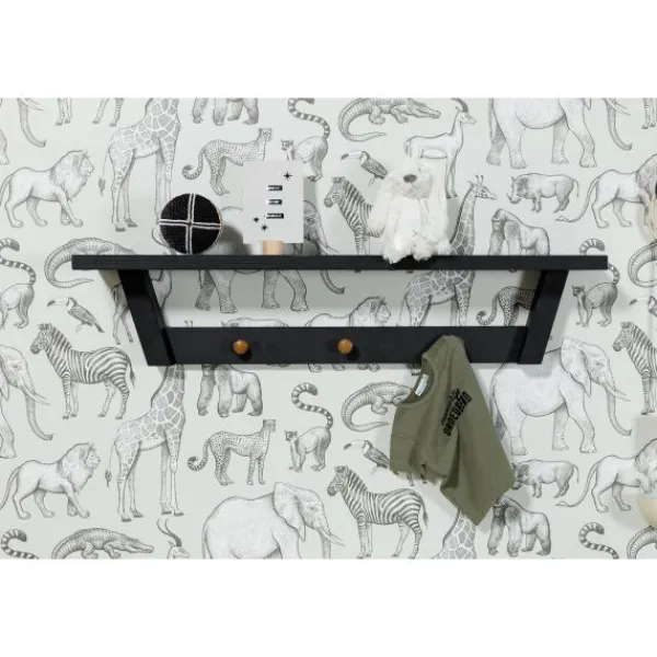 TWF Ledikant 60 x 120 - Commode Beach Island Black> Complete Babykamers|Ladekasten