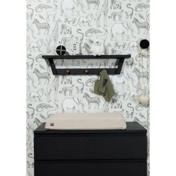 TWF Ledikant 60 x 120 - Commode Beach Island Black> Complete Babykamers|Ladekasten