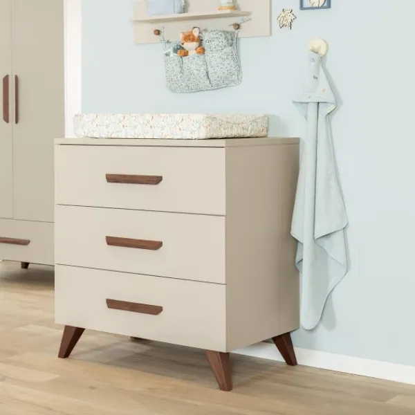 TWF Ledikant 60 x 120 Salerno walnoot> Complete Babykamers|Ladekasten
