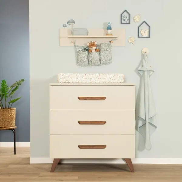 TWF Ledikant 60 x 120 Salerno walnoot> Complete Babykamers|Ladekasten