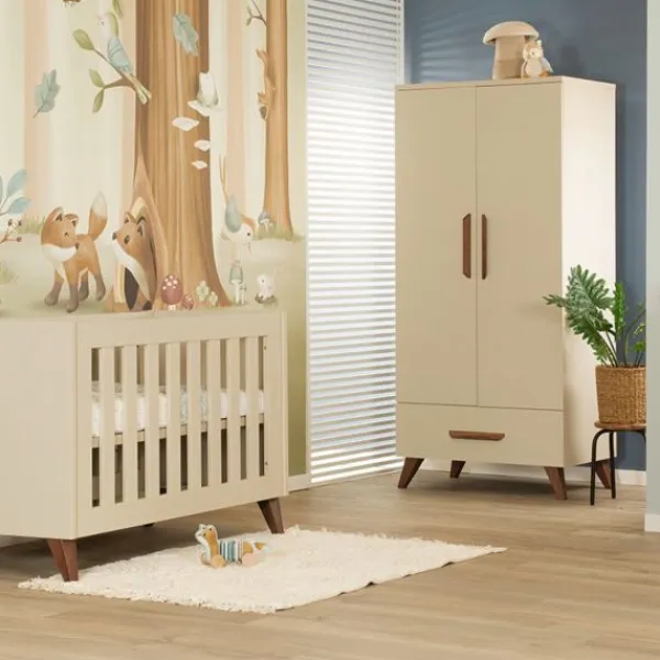 TWF Ledikant 60 x 120 Salerno walnoot> Complete Babykamers|Ladekasten