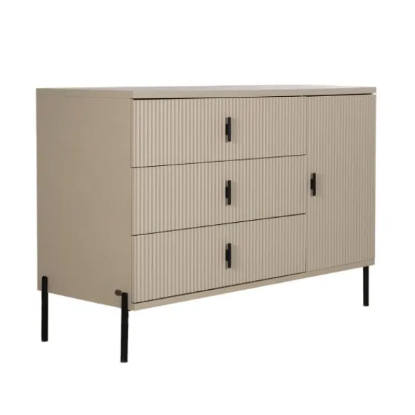 TWF Ledikant 60 x 120 Waves Clay> Complete Babykamers|Ladekasten