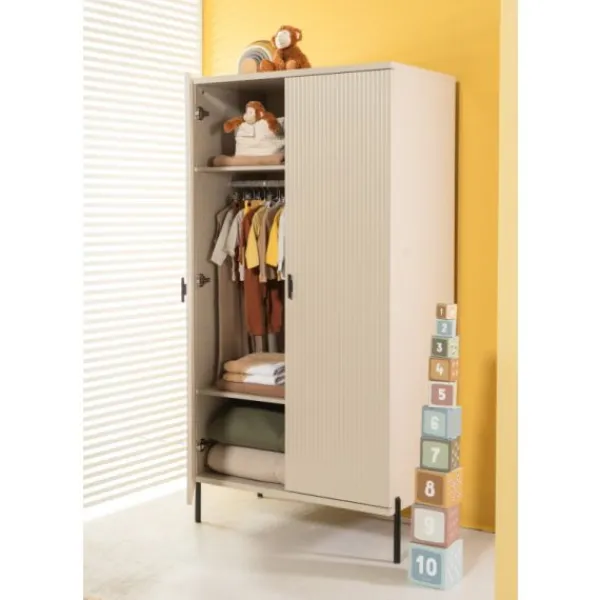 TWF Ledikant 60 x 120 Waves Clay> Complete Babykamers|Ladekasten
