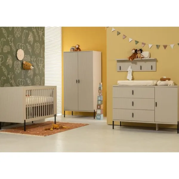 TWF Ledikant 60 x 120 Waves Clay> Complete Babykamers|Ladekasten
