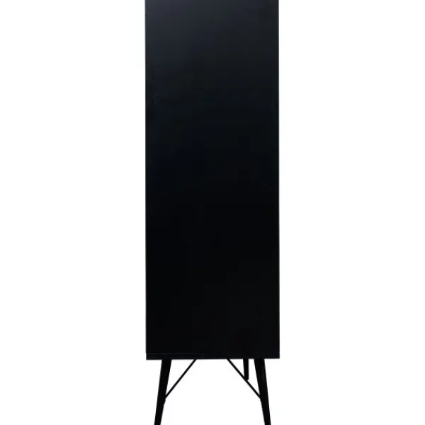 TWF Ledikant 60x120 - Commode - Hanglegkast 2-deurs Retro Black> Complete Babykamers|Ladekasten