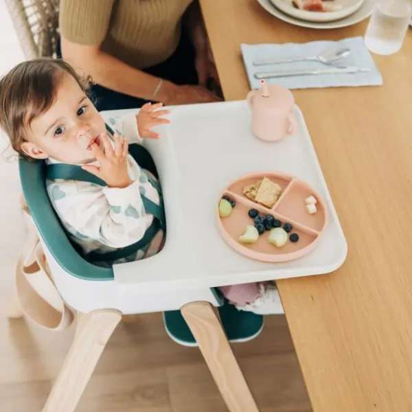 UPPAbaby Kinderstoel Ciro Chloe Grey / Licht Grijs> Houten Kinderstoelen
