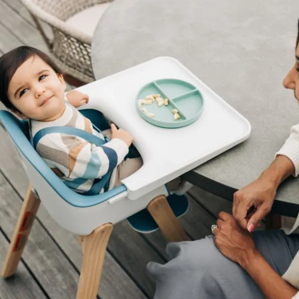 UPPAbaby Kinderstoel Ciro Chloe Grey / Licht Grijs> Houten Kinderstoelen