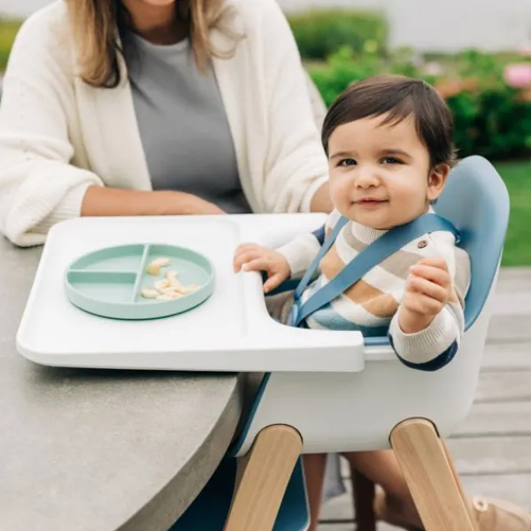 UPPAbaby Kinderstoel Ciro Chloe Grey / Licht Grijs> Houten Kinderstoelen