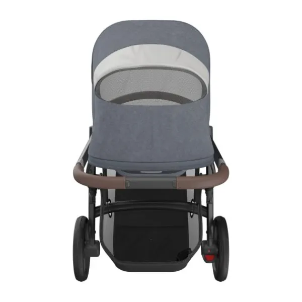 UPPAbaby Kinderwagen 2-in-1 Vista V3 Dillan Stone Blue Met Carbon Frame En Sand Leather> Uitbreidbare Kinderwagens|Tweeling Kinderwagens