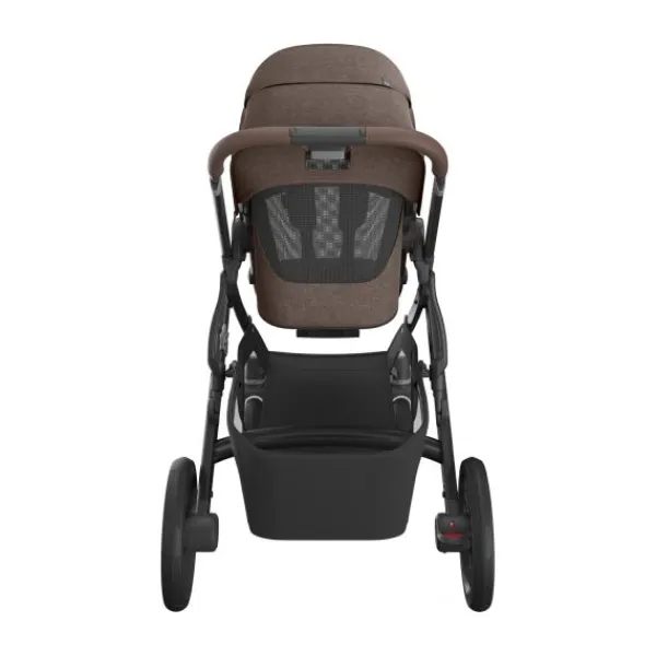 UPPAbaby Kinderwagen 2-in-1 Vista V3 Dillan Stone Blue Met Carbon Frame En Sand Leather> Uitbreidbare Kinderwagens|Tweeling Kinderwagens
