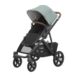 UPPAbaby Kinderwagen 2-in-1 Vista V3 Dillan Stone Blue Met Carbon Frame En Sand Leather><noscript><img width=