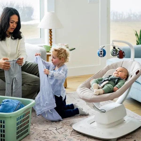 UPPAbaby Mamaroo Charlie - Sand Mélange> Swings