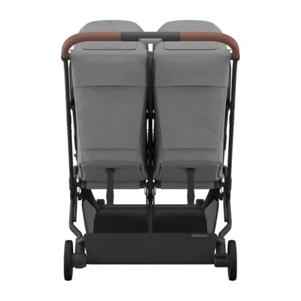 UPPAbaby MINU Duo Buggy - Greyson Carbon Frame Met Bruin Leer> Tweeling Buggy's