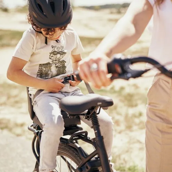 Urban Iki Achterzitje Junior Bincho Black / Bincho Black (zonder montage kader)> Fietsstoeltjes