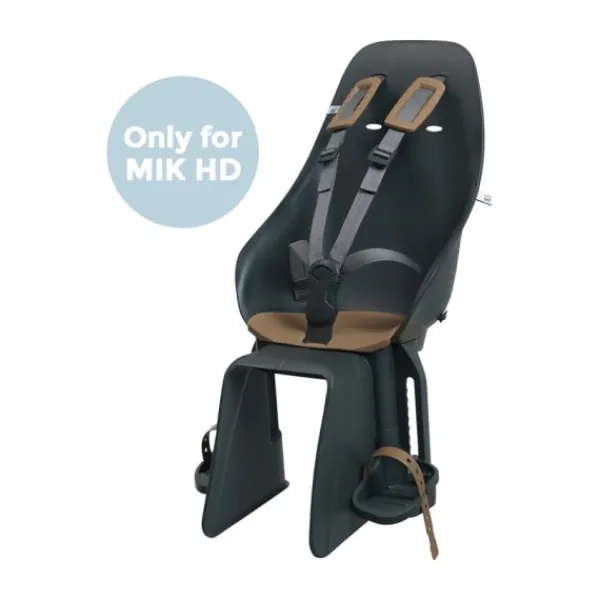 Urban Iki Achterzitje Ta-ke MIK HD Bincho Black / Kurumi Brown> Fietsstoeltjes