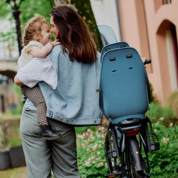 Urban Iki Achterzitje Ta-ke Carrier Mounting Fuji Blue / Bincho Black> Fietsstoeltjes