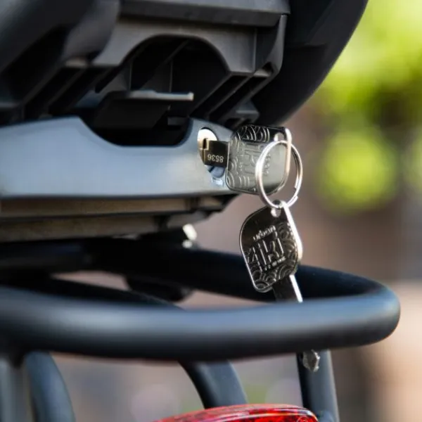 Urban Iki Junior fietszitje Zonder Montagekader – Suzume Grey / Bincho Black> Fietsstoeltjes