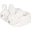 VIB Konijnenslofjes Pluche Wit> Slofjes
