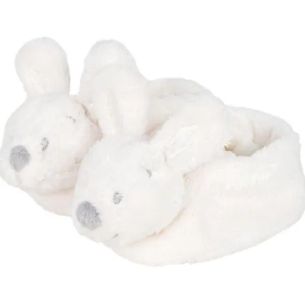 VIB Konijnenslofjes Pluche Wit> Slofjes