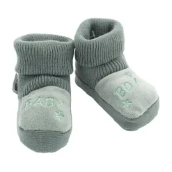 VIB Slofjes 'BABY BOY' Mosgroen> Slofjes