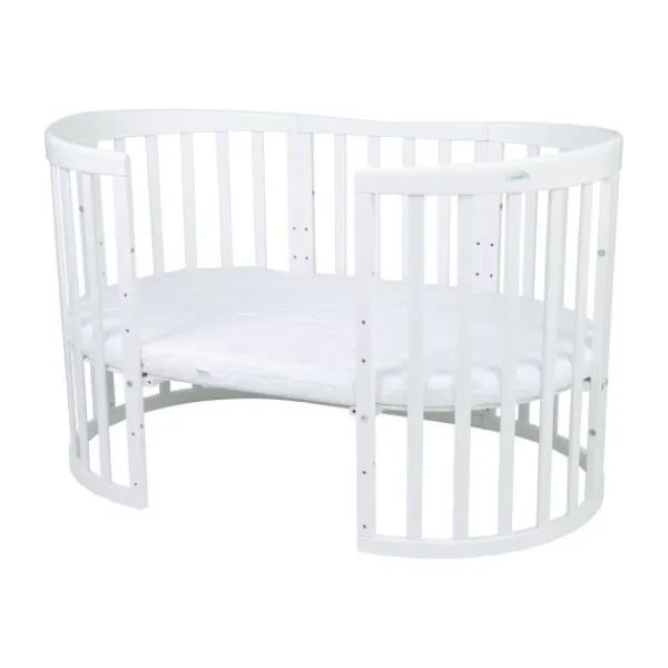 Waldin Oval Combibed 7‑in‑1 - Natural inclusief matras> Ladekasten|Ledikanten