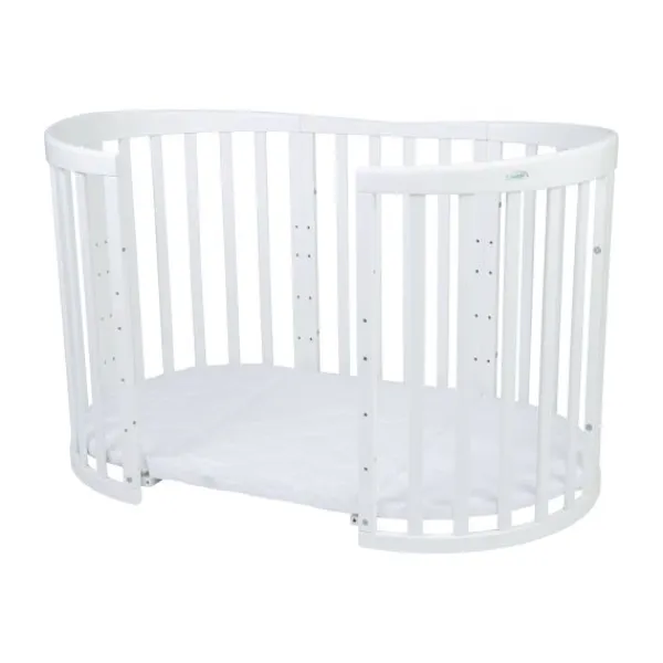 Waldin Oval Combibed 7‑in‑1 - Natural inclusief matras> Ladekasten|Ledikanten