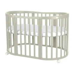 Waldin Oval Combibed 7‑in‑1 - Natural inclusief matras><noscript><img width=