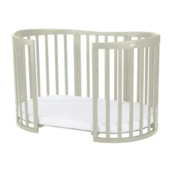 Waldin Oval Combibed 7‑in‑1 - Natural inclusief matras><noscript><img width=
