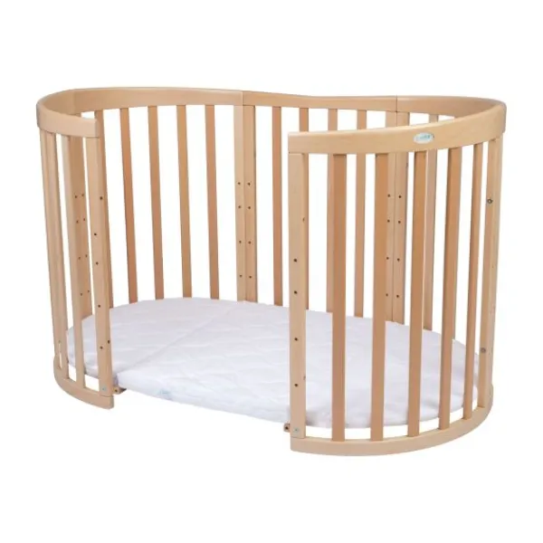 Waldin Oval Combibed 7‑in‑1 - Natural inclusief matras> Ladekasten|Ledikanten
