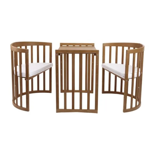Waldin Oval Combibed 7‑in‑1 - Natural inclusief matras> Ladekasten|Ledikanten