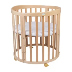 Waldin Oval Combibed 7‑in‑1 - Natural inclusief matras><noscript><img width=