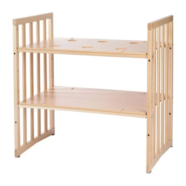 Waldin Oval Combibed 7‑in‑1 - Natural inclusief matras> Ladekasten|Ledikanten