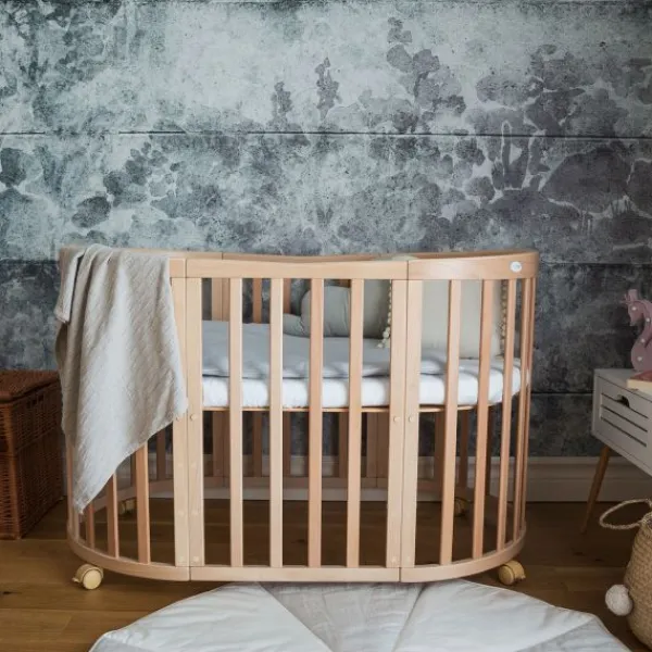 Waldin Oval Combibed 7‑in‑1 - Natural inclusief matras> Ladekasten|Ledikanten