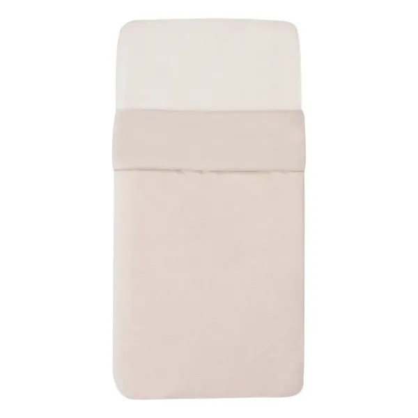 Witlof For Kids Ledikantdeken Tuck-Inn Soft Sand Velvet Rib 60 x 120 cm> Ledikantdekens