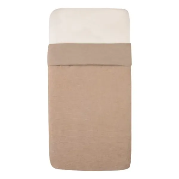 Witlof For Kids Ledikantdeken Tuck-Inn Soft Sand Velvet Rib 60 x 120 cm> Ledikantdekens