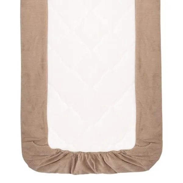 Witlof For Kids Ledikantdeken Tuck-Inn Soft Sand Velvet Rib 60 x 120 cm> Ledikantdekens