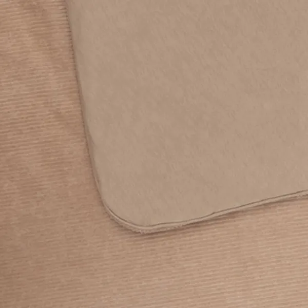 Witlof For Kids Ledikantdeken Tuck-Inn Soft Sand Velvet Rib 60 x 120 cm> Ledikantdekens