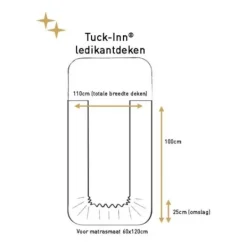 Witlof For Kids Ledikantdeken Tuck-Inn Soft Sand Velvet Rib 60 x 120 cm><noscript><img width=