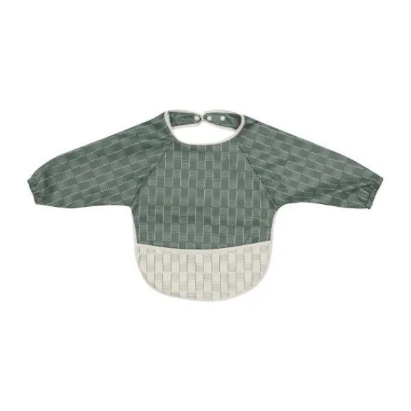 Witlof For Kids Slab Met Mouw - Sticky Stripes Green> Slabben