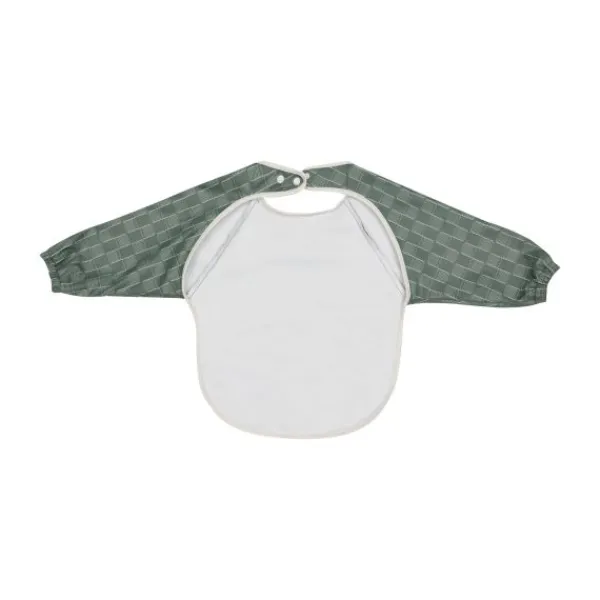 Witlof For Kids Slab Met Mouw - Sticky Stripes Green> Slabben